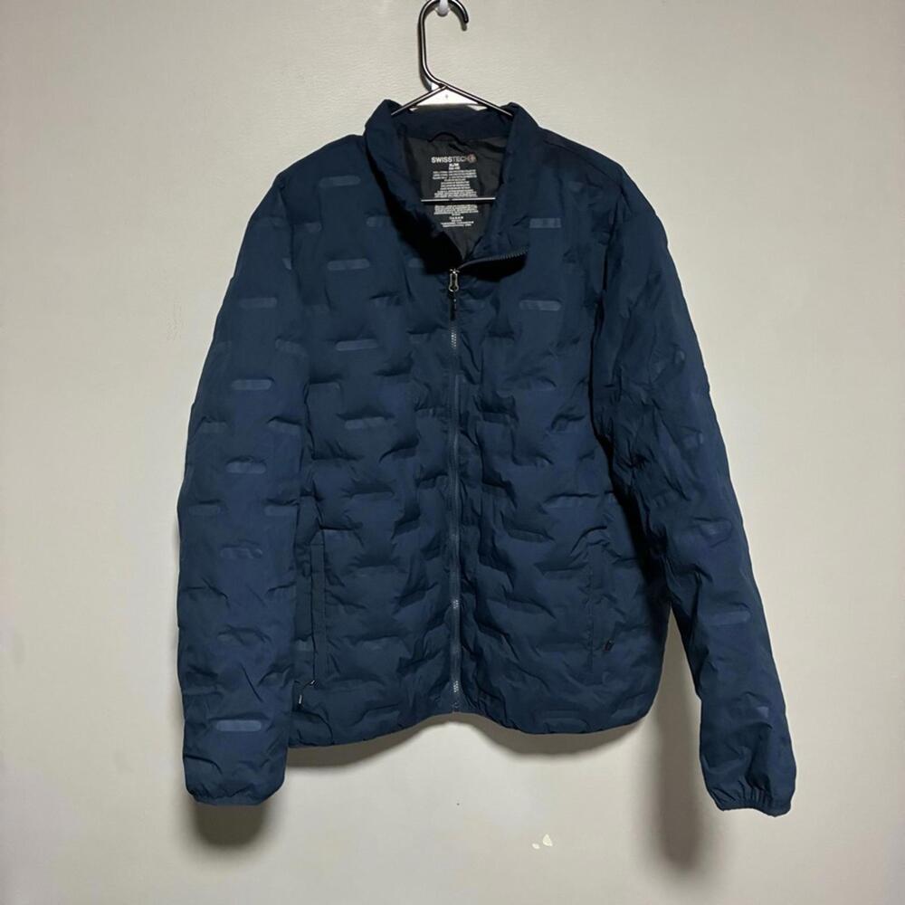 Swiss Tech Navy puffer Jacket men’s size XL